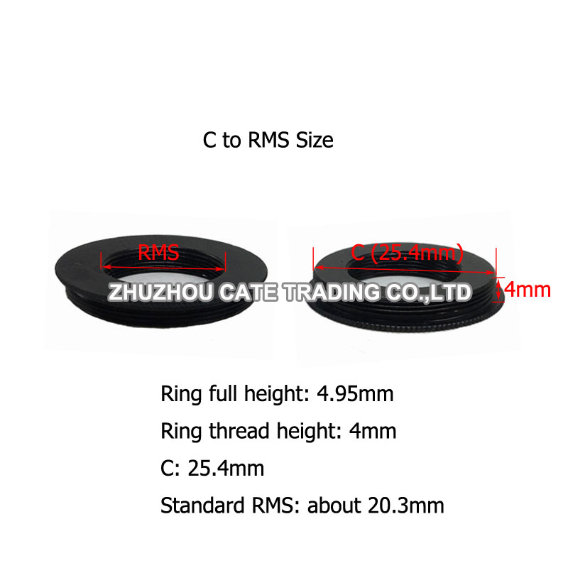 RMS إلى C جبل مجهر كاميرا محول - مراجعة Lens Adapter Ring وسعره